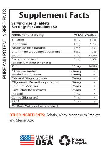 Bodybuilding Supplements - Elk Velvet Antler Complex 550mg - Zinc Extract 2B gallery