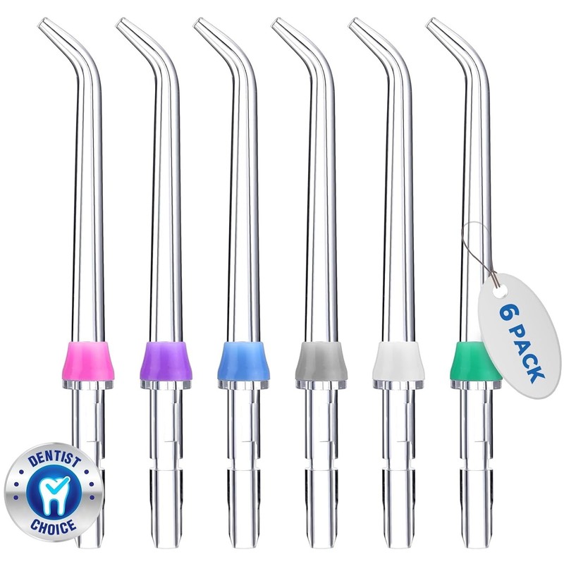 Replacement Tips for Waterpik Water Flosser JT-100E – 6 Classic Jet Heads
