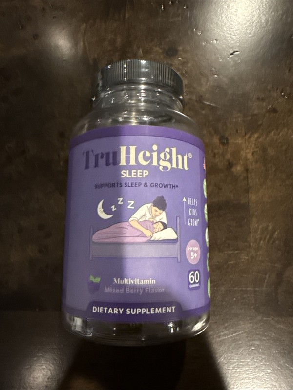 TruHeight Support Sleep & Growth 60 Gummies-2 per serving EXP 9/26 NEW