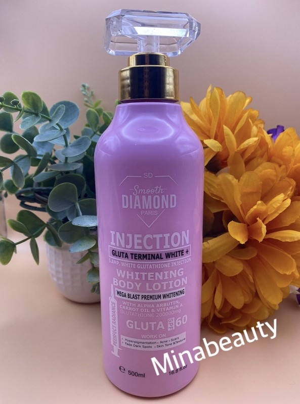 Smooth Diamond Paris Gluta Terminal Firming Whitening Body Lotion 500ml Spf60