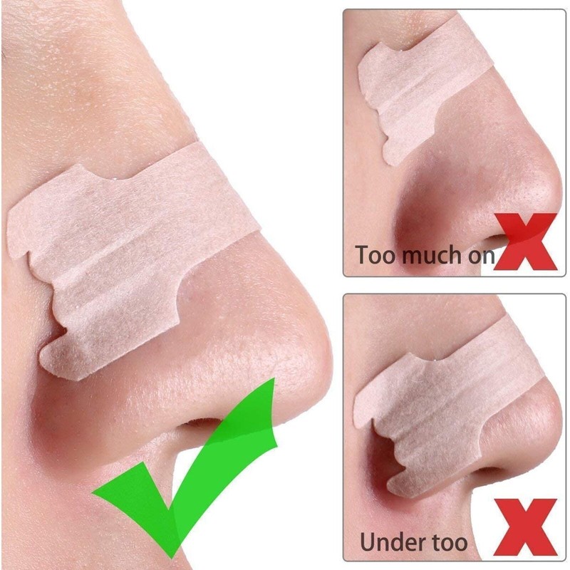 10-100 PCS BETTER BREATH Nasal Strips Breathe Better Reduce Stop Snoring Right gallery