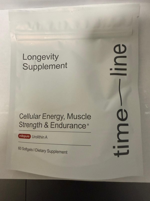 Time-Line Mitopure Urolithin A 500mg – 60 Softgels – Longevity Supplement –07/27 gallery