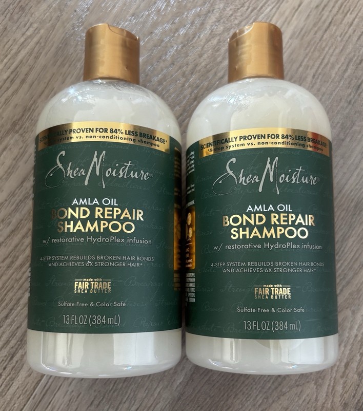 Shea Moisture Bond Repair Shampoo Only with Amal Oil, 13 fl oz 2Pk