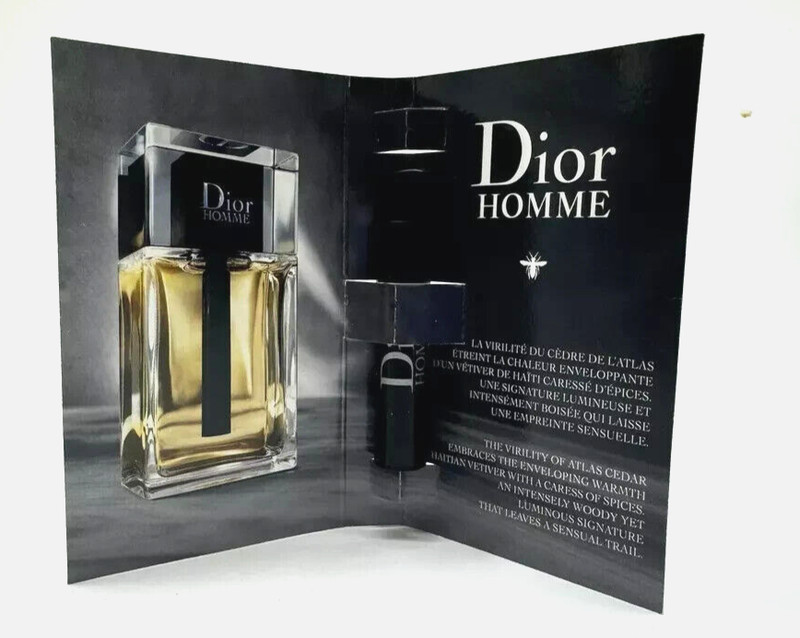 Set of 2 x DIOR HOMME EAU DE TOILETTE 1ML/0.03FL.OZ each SAMPLE SPRAY gallery