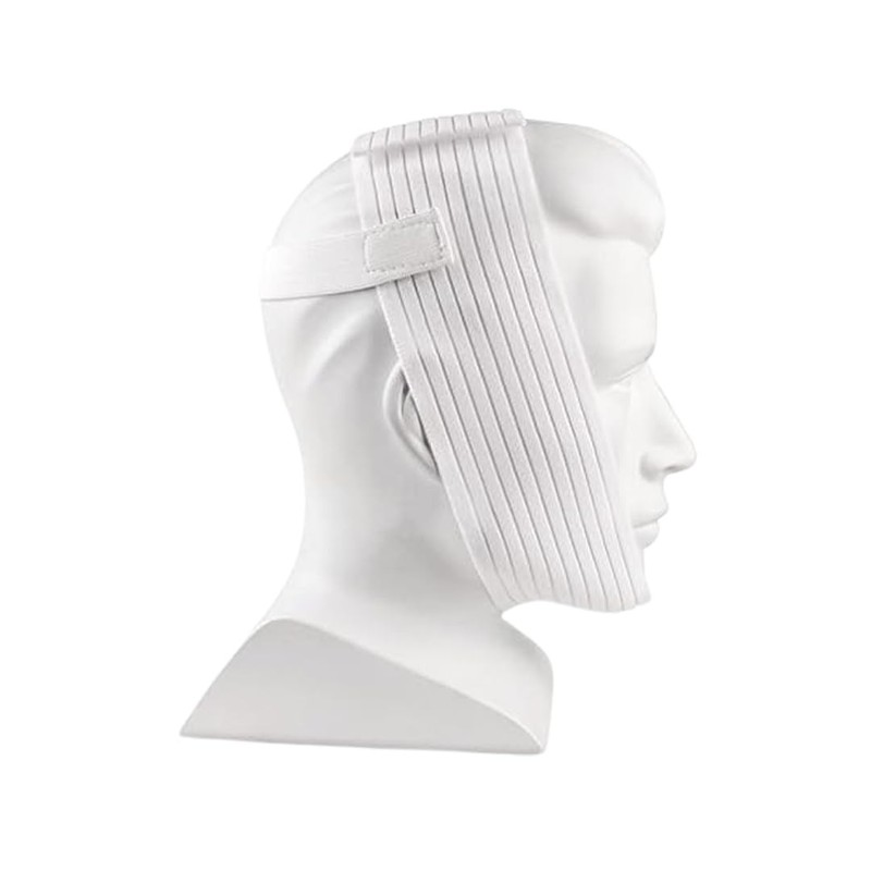Bistras Super Deluxe White Chin Strap for Cpap Users – Anti Dry Mouth- 1 pk