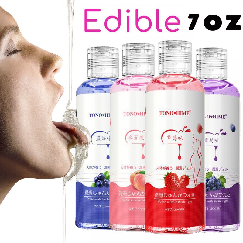 Edible Fruit Flavor Sex Lube Lubricant Gel Water Based Mild Oral Sex Massage-Oil