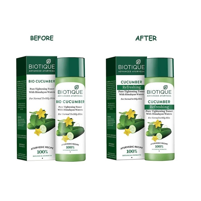 Biotique Cucumber Pore Tightening Refreshing Toner with Himalayan Water 120ml gallery