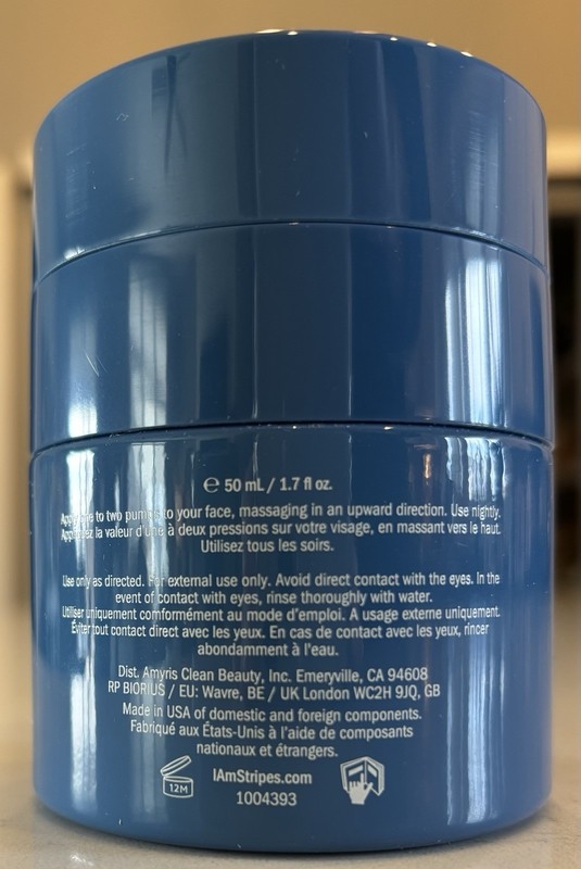 Stripes Beauty Evening Wear Ectoine Retinoid Firming Night Cream 1.7oz/50mL gallery