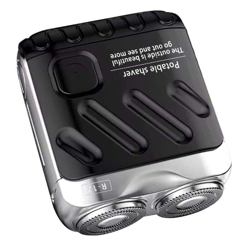 Mini Electric Razor Ipx7 Waterproof Shaving Dual-head Travel Rechargeable USB-C