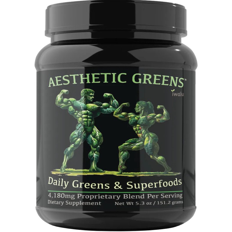 Organic Super Greens Powder | Best Supplement Capsule Pill Men Women FREE SHIP