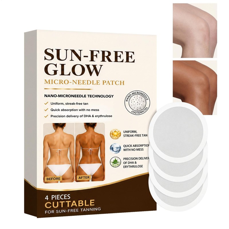 Sun-Free Glow Micro-Needle Tanning Patch – Face & Body, Streak-Free Tan gallery