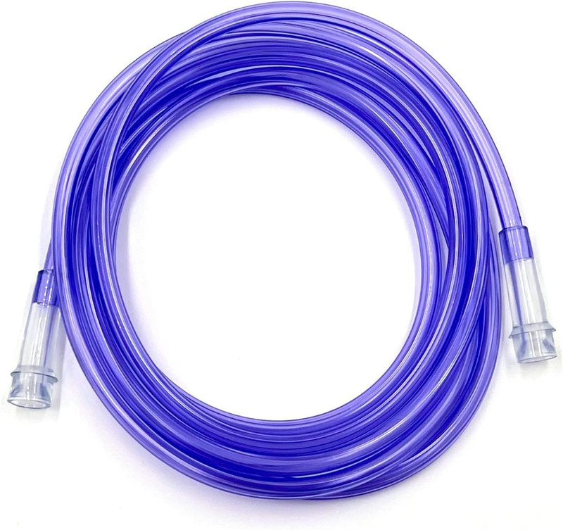 Resone 25Ft Oxygen Supply Tubing, Crush Resistant, Standard Connectors for Nasal