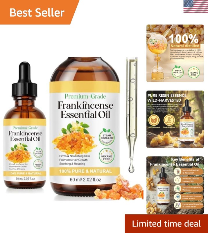 Frankincense Oil 2.02 fl.oz: Anti-Aging & Hydrating Face Elixir