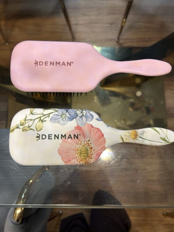 DENMAN Detangling & Styling Paddle Hair Brush – Black 2 BRUSHES Brand New No Box