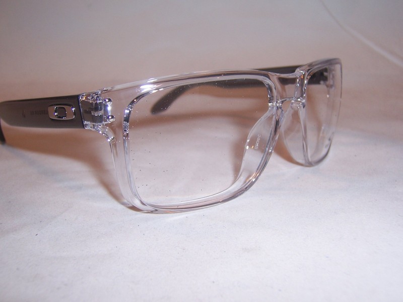 NEW OAKLEY EYEGLASSES HOLBROOK RX OX8156-03 POLISHED CLEAR 56mm AUTHENTIC 8156