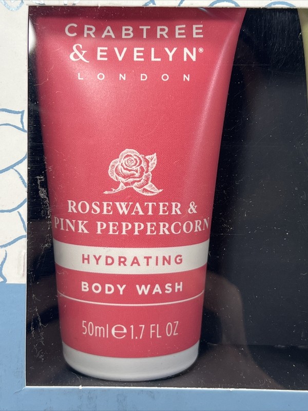 Crabtree Evelyn Travel size Body wash- 5 pack gift set 1.7 oz Each X 5 Boxed New gallery
