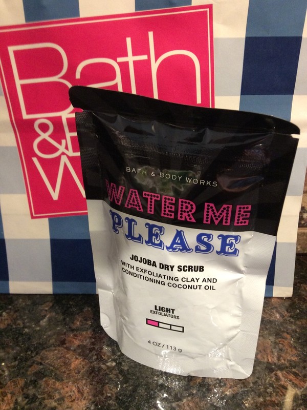 Bath & Body Works WATER ME PLEASE JOJOBA DRY SCRUB W/ EXFOLIATING CLAY