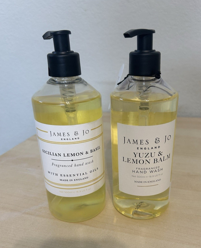 2 Of Sicilian Lemon & Basil Yuzu & Lemon Balm Fragrance Hand Wash 16.9 oz/each
