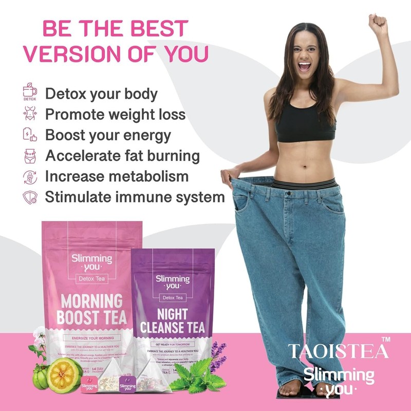 Natural Herbal Detox Tea for 14 Days: Energizing Morning & Gentle Night Cleanse gallery
