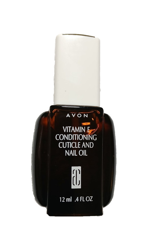 AVON Vitamin E Conditioning Cuticle & Nail Oil (.4 floz) Vintage (VERY RARE)-NEW