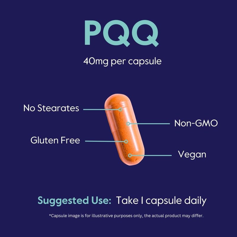 Bestvite Pqq 40Mg Pyrroloquinoline Quinone 120 Vegetarian Capsules 60 X 2 - No gallery