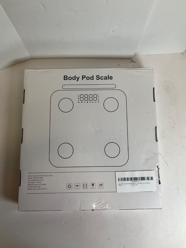 The Body Pod Smart Scale 8-Electrode Body Fat Health Scale New Sealed
