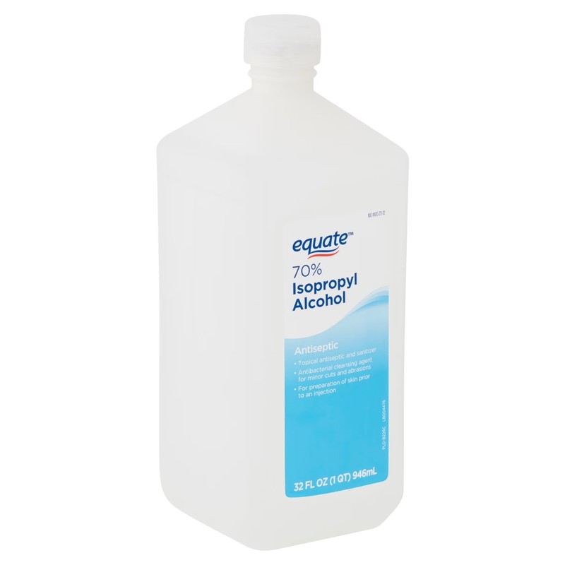 (3 Pack ) Equate 70% Isopropyl Alcohol Antiseptic, 32 fl oz gallery