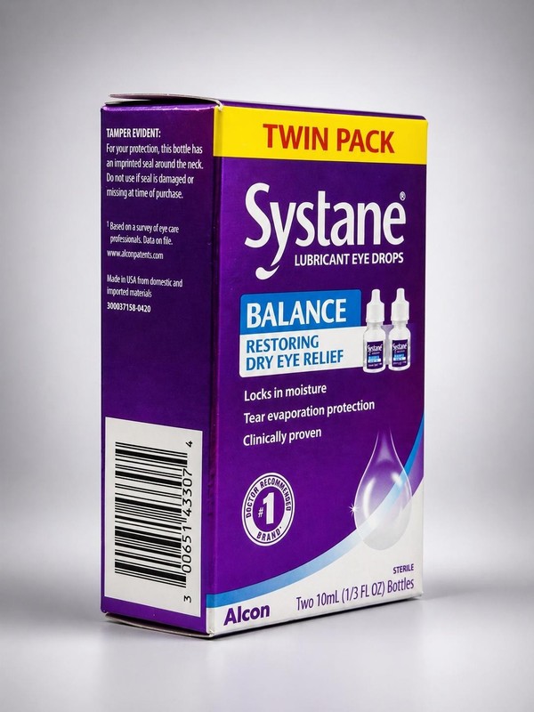 Systane Balance Lubricant Eye Drops Twin Pack 20 ML EXP1/27