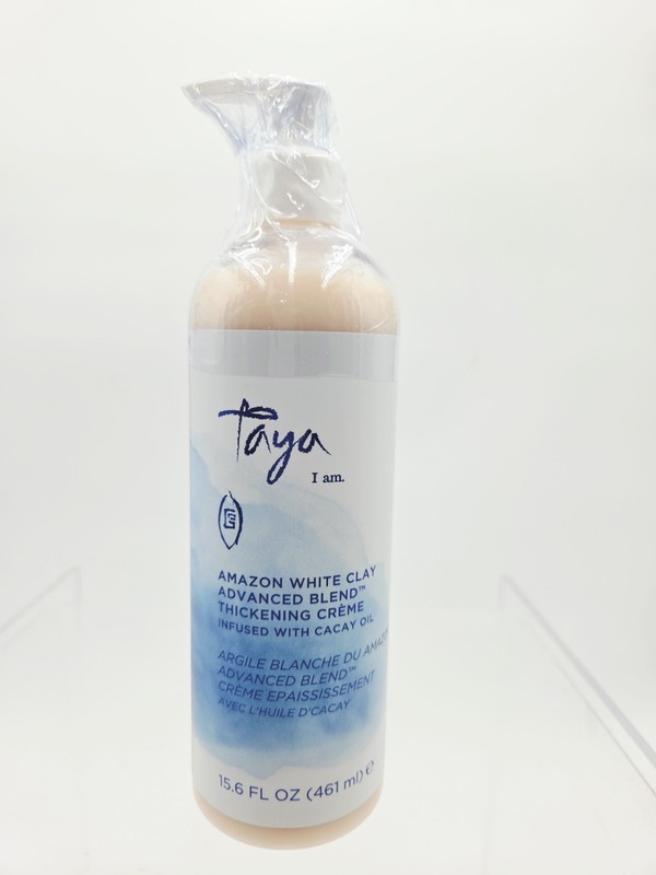 Taya I Am Amazon White Clay Advanced Blend Thickening Creme 15.6 fl oz Cacay Oil