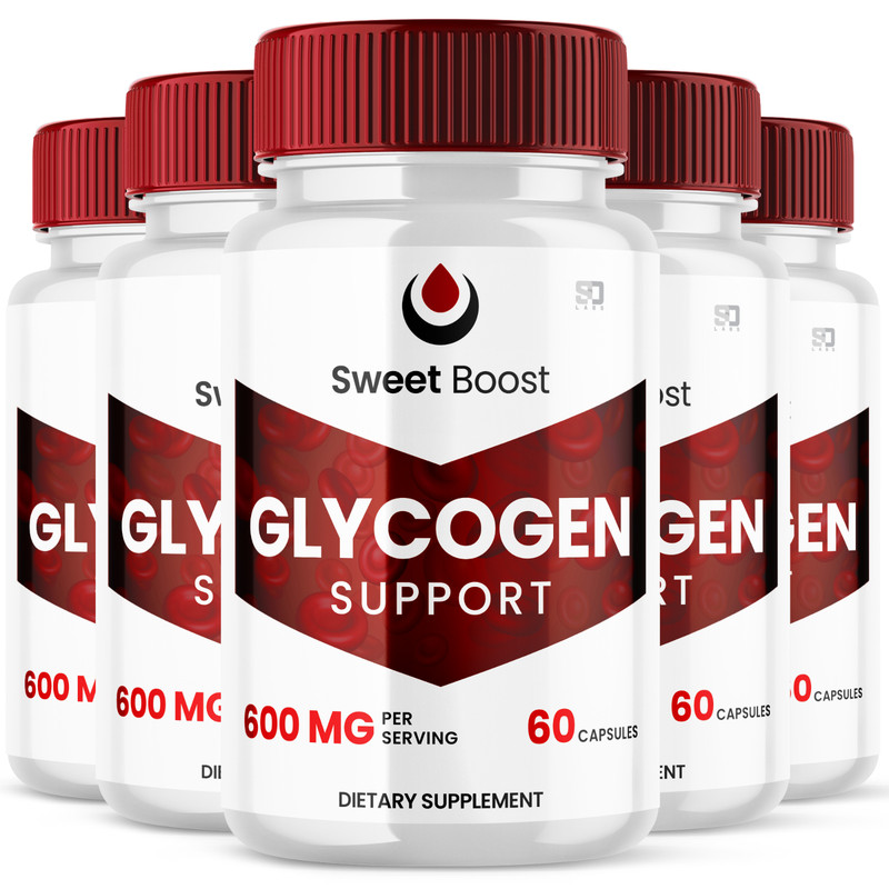 (5 Pack) Sweet Boost Pills, Blood Sugar Health Support Formula, 300 Capsules