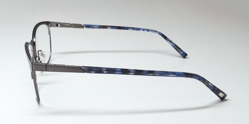 NEW JONES NEW YORK J490 EYEWEAR BANGLADESH METAL & PLASTIC BROWLINE 55-16-140 gallery