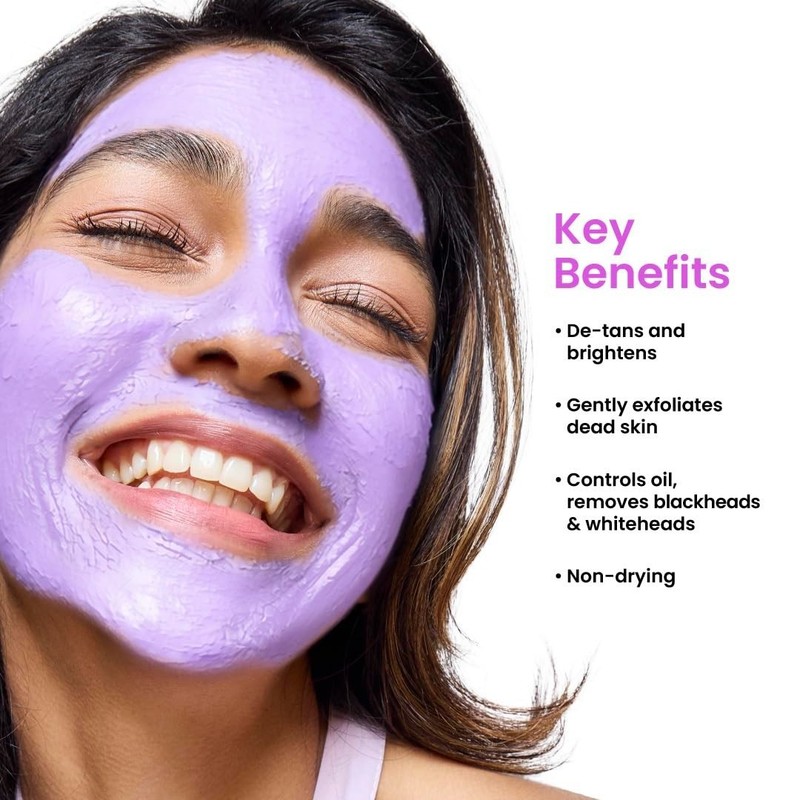 Foxtale De-Tan Face Mask for Glowing Skin for All Skin Types Men & Women 75g gallery
