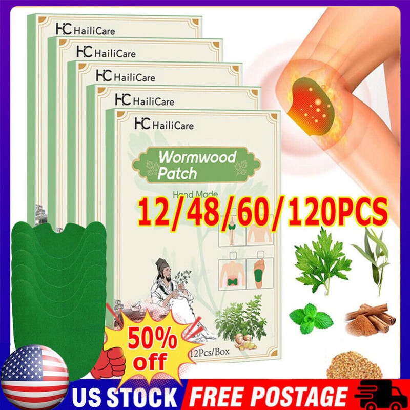 Knee Pain Relief Patches Plaster Sticker Wormwood Knee Pain Joint Ache US gallery