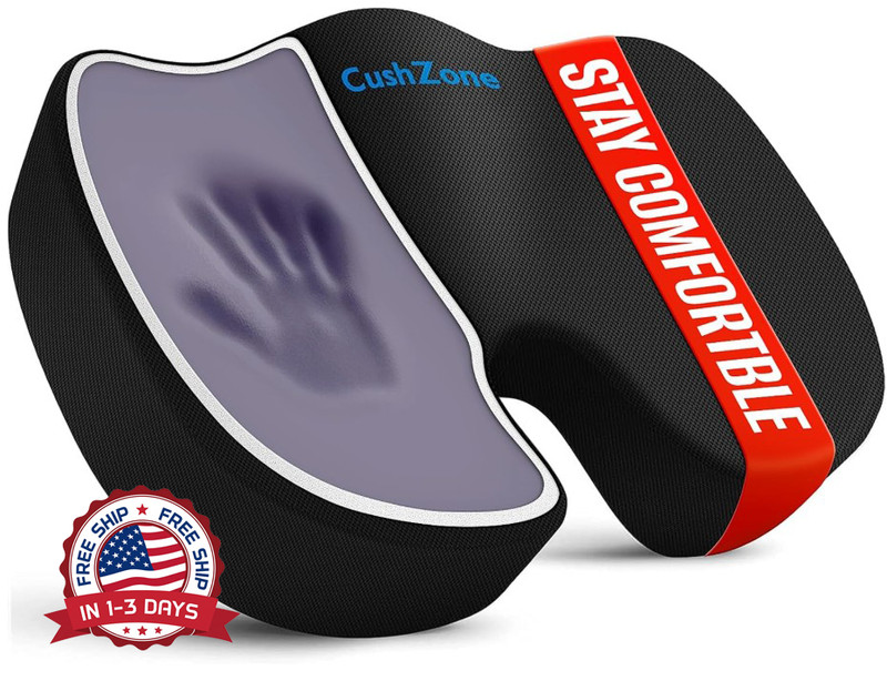 Memory Foam Medium Firm Coccyx Orthopedic Seat Office Chair Cushion Pain Relief