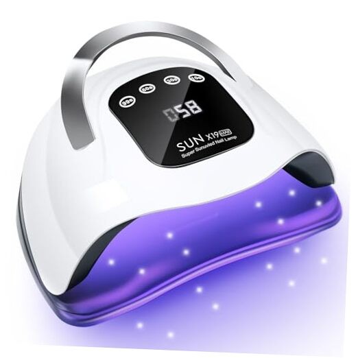 320W UV LED Nail Lamp, Nail Dryer for Gel Polish with 72Pcs Lamp Beads and gallery