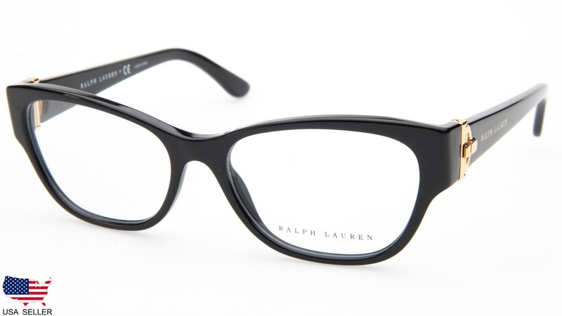 NEW RALPH LAUREN RL 6151 5001 BLACK EYEGLASSES GLASSES FRAME 52-16-140 B37mm