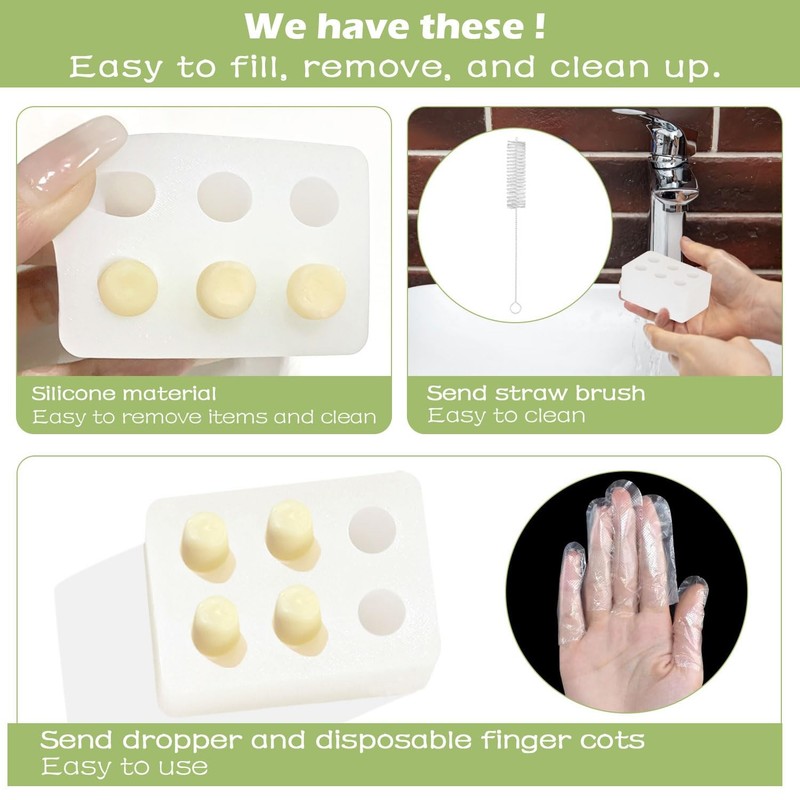 Fukumi Reusable Suppository Molds Kit, 2ML | 1 Count (Pack of 1), Transparent gallery