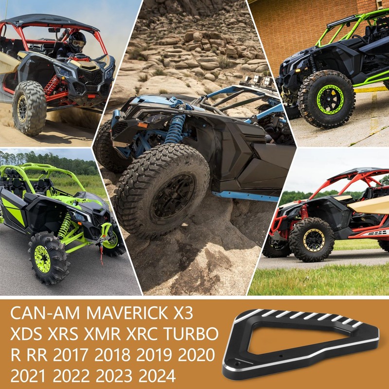 Aluminum Grab Handles Can-Am Maverick X3 2017-2025 Heavy Duty 1 Pair Accessories gallery