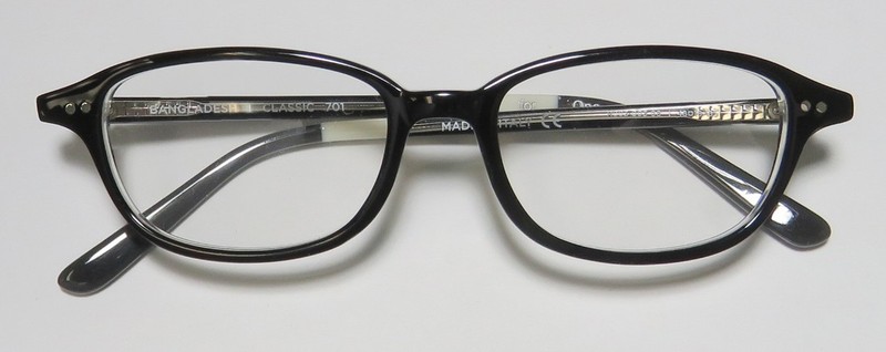 NEW TOMS BANGLADESH CLASSIC 701 EYEGLASS FRAME ITALY R003-003-00 FULL-RIM BLACK gallery