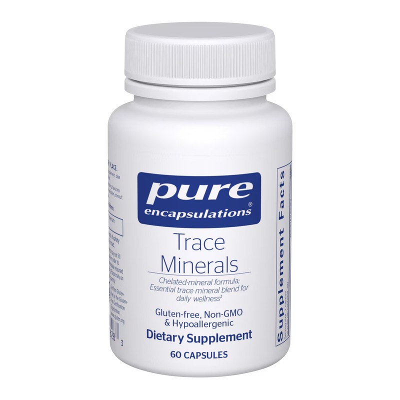 Pure Encapsulations Trace Minerals 60 Capsules EXP 01/2028