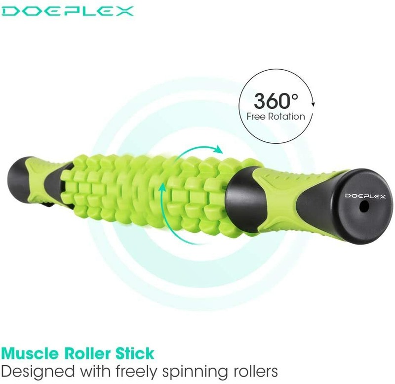 Doeplex Muscle Roller Massage Stick Massager For Muscle Therapy Pain Relief