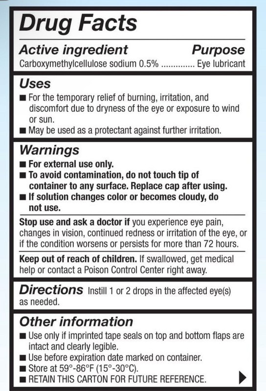 REFRESH TEARS - LUBRICANT EYE DROPS - TWIN PACK - 2 x 15ML BOTTLES - EXP 1/2028+ gallery