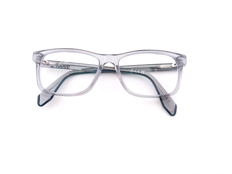 Adidas Eyeglasses, Frames Only, OR5044 020 Transparent Grey, 53-16-145, Plastic