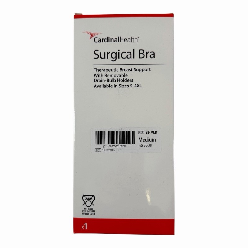 Cardinal Health Surgical Bra Medium Fits 36-38 Therapeutic Breast Support SB-MED