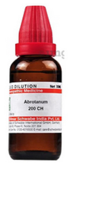 @ Dr Willmar Abrotanum 200 CH Homeopathic Medicine 30ML h330