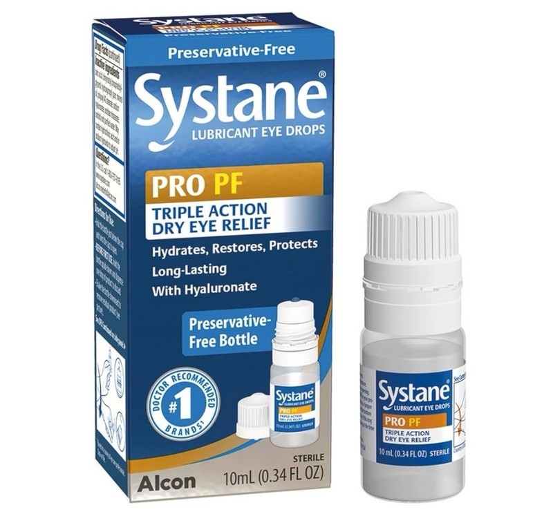 SYSTANE PRO PF DRY EYE RELIEF LUBRICANT EYE DROPS 0.34 Fl oz 6/26 FREE SHIPPING