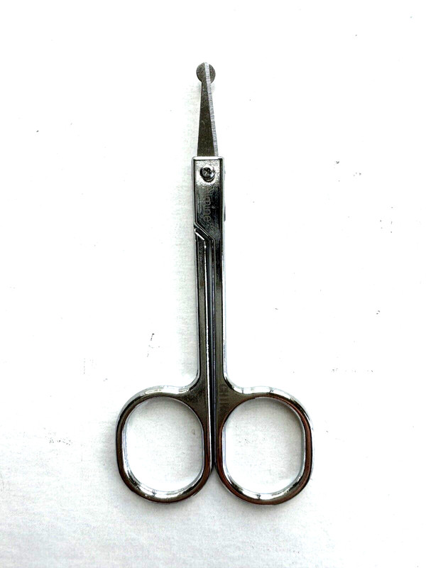 2 Pack - 3.5" Safety Nose Mustache Facial Hair Scissors for Trimming gallery