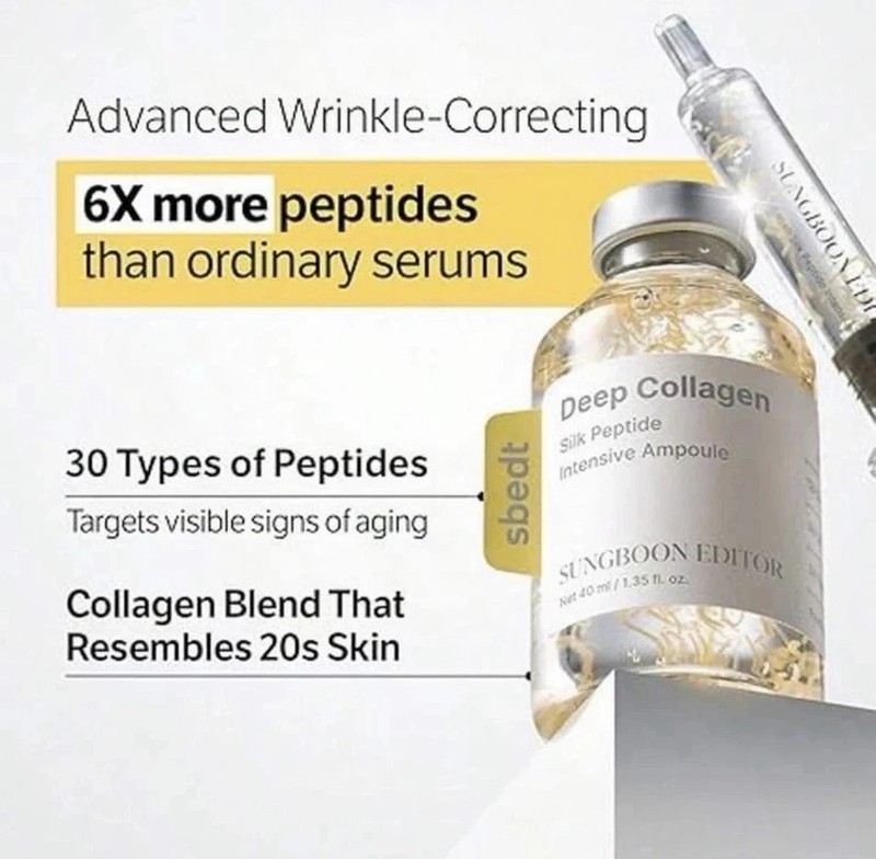 SUNGBOON EDITOR Deep Collagen Silk Peptide Intensive Ampoule (30ml) gallery