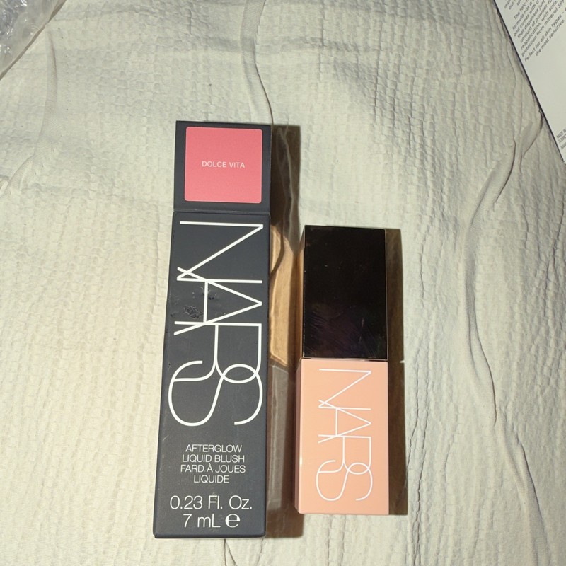 NARS Afterglow Liquid Blush Dolce Vita Natural Long Lasting 0.23 fl oz