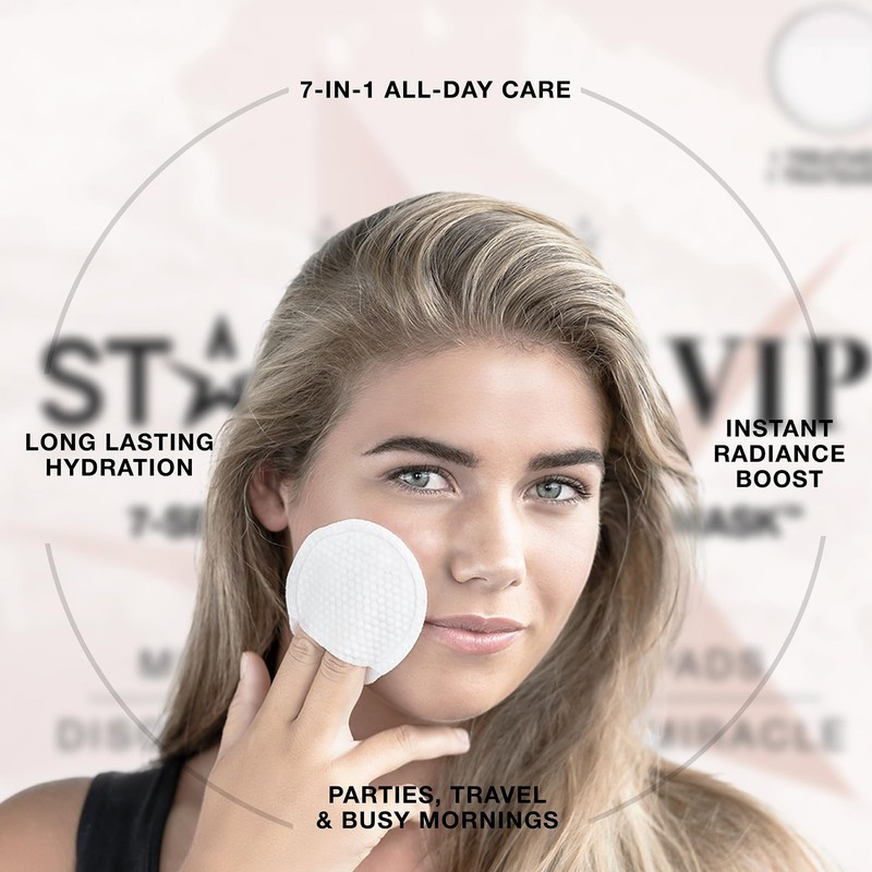 Starskin 7 Seconds All-Day Mask 18 Pads 7-In-1 Facial Korean Toner Pads For gallery